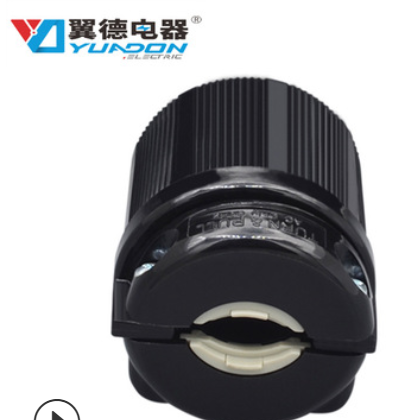 NEMA L16-20P美标发电机防松工业插头20A 480V美式三相四线插头图2