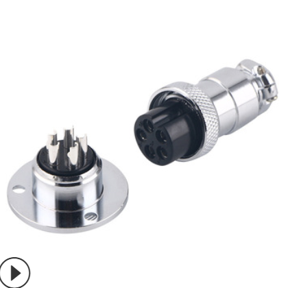 厂家生产 加工定制航空插头 GX20/M20法兰盘航空插头 电缆连接器图2