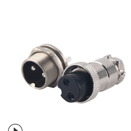 现货供应通信设备高频连接器 GX20/M20穿墙式航空插头 电缆连接器图2
