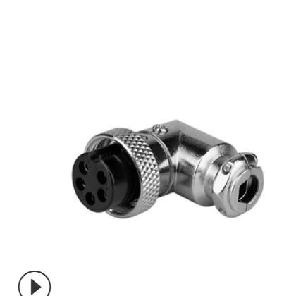 M16系列——90°弯式插头D M16-D5(5芯插头)图2