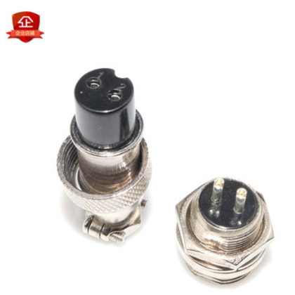 GX12-12mm航空插头插座 2/3/4/5/6P芯 公头母头接头连接器接插件图2