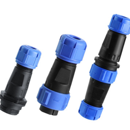 IP68防水航空插头插座接头M/P连接器SP13mm公母对接2-3-4-5-6-7芯图3