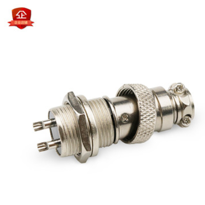 GX16-16mm航空插头插座 2/3/4/5/6/7/8P芯 公头母头连接器接插件图3