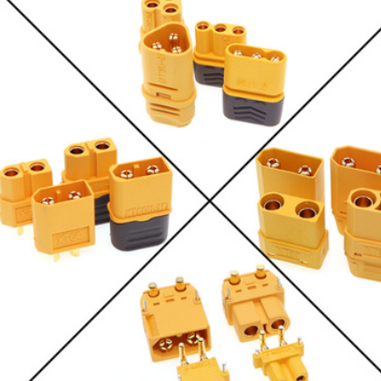 XT60PW/MR30DU航模电调90连接器150航空转接头公母电池插头大电流图2