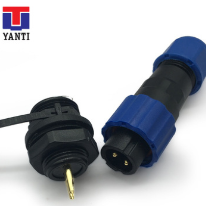 防水连接器航空插头公母后螺母插座接头SD16-2-3-4-5-6-7-9芯IP68图2