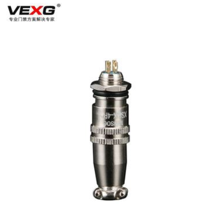 航空插头插座 XS8JK-2芯3芯4芯P/Y推拉自锁小型连接器镀金8MM图2