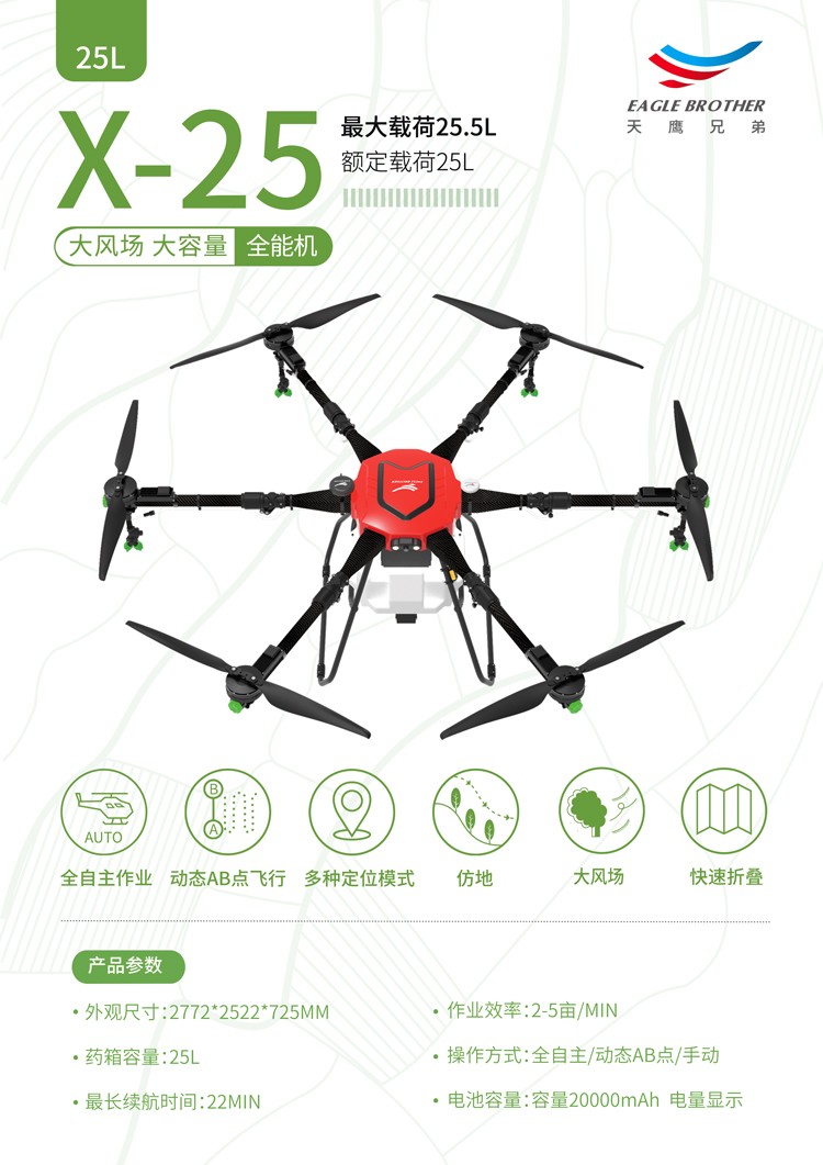 TY-X25多旋翼植保无人机图2