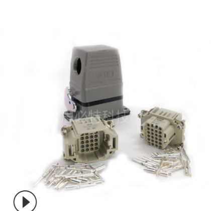 HDC- HDD-024M/F 唯恩TE泰科/SIBAS西霸士 重载连接器 原装正品图2