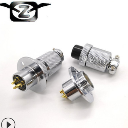 maojwei重强18M-2AE+AB插头插座3-5P线束定制 焊接注塑航空连接器图2